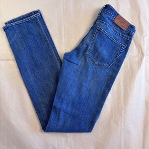 Madewell Rail Straight Low Rise Jeans 26 x 34 in good used condition